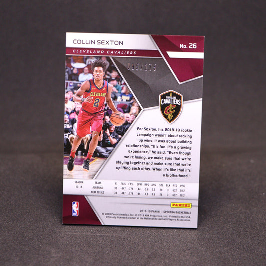 2018-19 Collin Sexton - Spectra Rookie Card /175