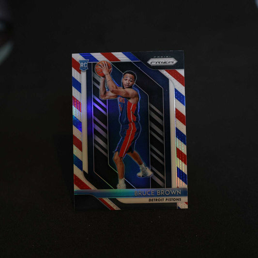 2018-19 Bruce Brown Prizm Rookie Card - Red White Blue Prizm #132