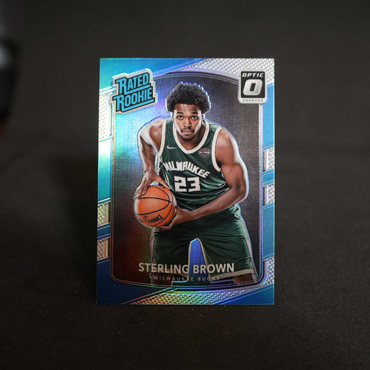 2017-18 Sterling Brown Panini Donruss Optic Holo Prizm Rookie Card
