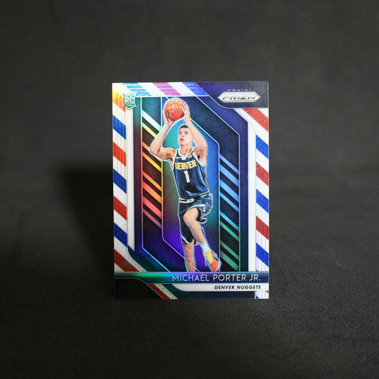 2018-19 Michael Porter Jr. Prizm #32 Red White Blue Prizm Rookie Card