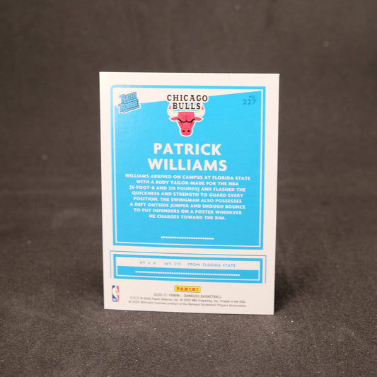 Patrick Williams 2020-21 Donruss Rated Rookie #227