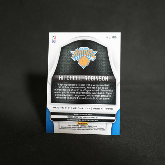 2018-19 Mitchell Robinson Certified Orange Rookie Card RC