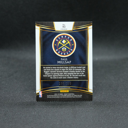 2018-19 Select Paul Millsap Light Blue Prizm /299