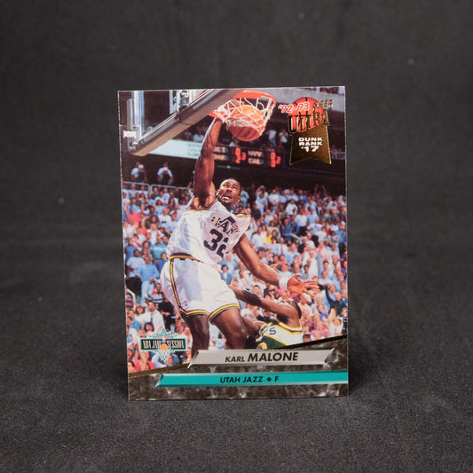 Karl Malone 1992-93 Fleer Ultra Dunk Rank 17 NBA Jam Session