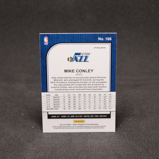 Mike Conley 2019-20 NBA Hoops Premium Stock Laser Prizm