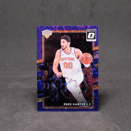 2017-18 Enes Kanter Donruss Optic Fast Break Purple Prizm /155