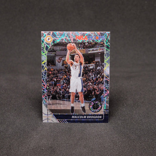 Malcolm Brogdon 2019-20 NBA Hoops Premium Stock Laser Prizm