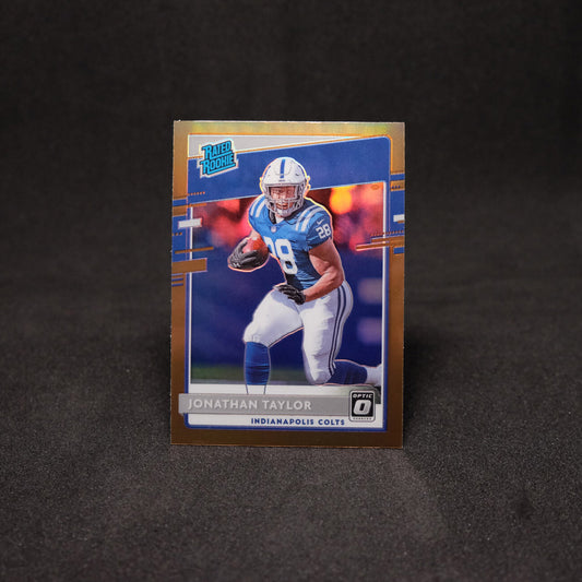 2020 Jonathan Taylor Donruss Optic Rated Rookie Bronze Holo RC