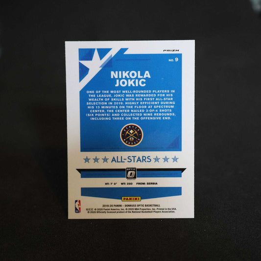 2019-20 Nikola Jokic Donruss Optic All-Stars Silver Holo Prizm