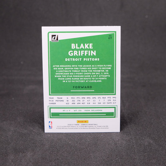 Blake Griffin 2020-21 Donruss - Green Laser