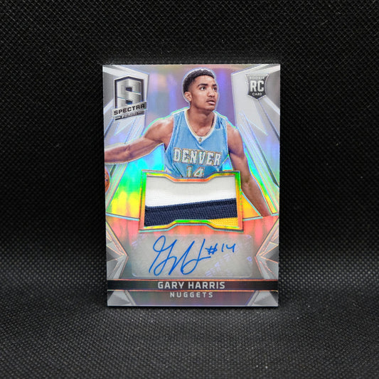 2014-15 Panini Spectra Gary Harris #119 Rookie Patch Auto Silver Prizm