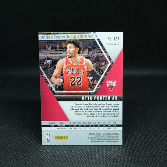 2019-20 Mosaic Otto Porter Jr Silver Mosaic Prizm