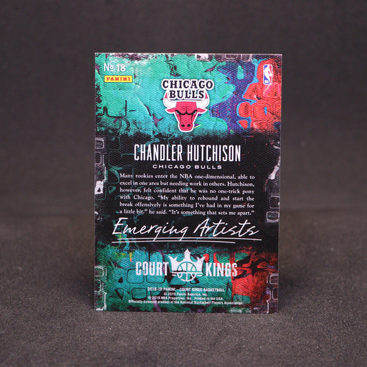 2018-19 Chandler Hutchison - Court Kings Emerging Artists Rookie Card