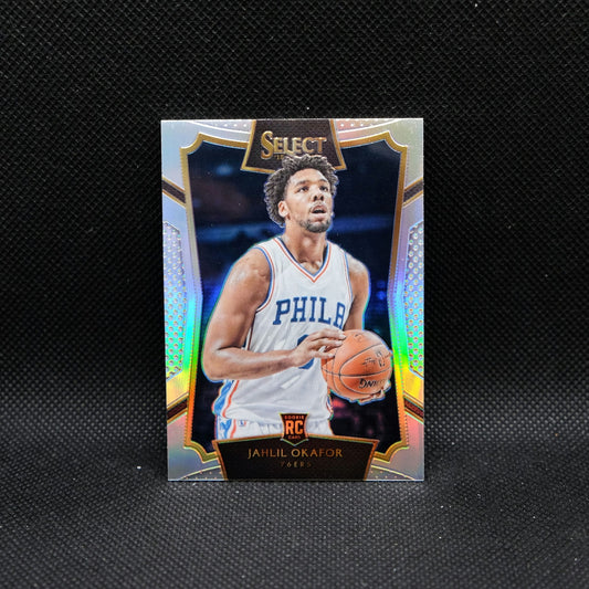 2015-16 Select Jahlil Okafor #74 Silver Prizm Rookie Card