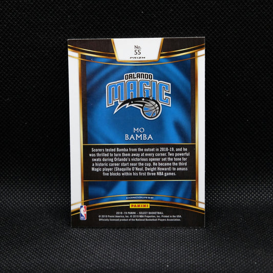 2018-19 Panini Select Mo Bamba #55 Concourse Silver Prizm Rookie