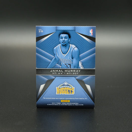 2016-17 Jamal Murray Totally Certified Fabric Of The Game Rookie Patch /99
