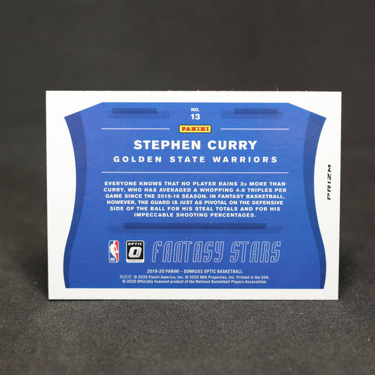 2019-20 Donruss Optic Fantasy Stars Holo #13 Stephen Curry