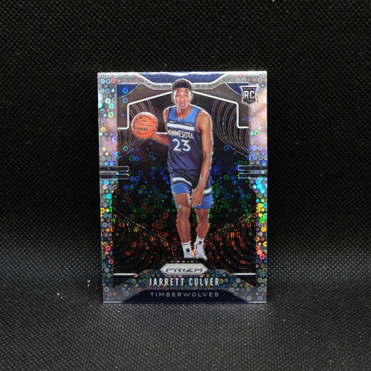 2019-20 Prizm Jarrett Culver #252 Fast Break Prizm Alternative Rookie Card