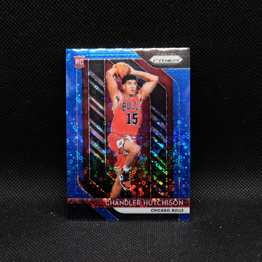 2018-19 Prizm Chandler Hutchison #70 Fast Break Blue Prizm Rookie Card 98/175