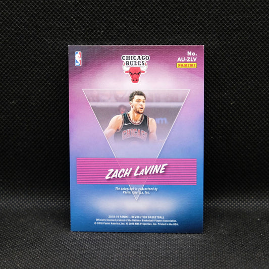 2018-19 Panini Revolution Zach LaVine AU-ZLV Autograph