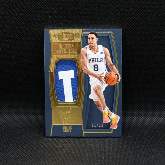 2018-19 Panini Dominion Zhaire Smith Rookie Materials Gold /10