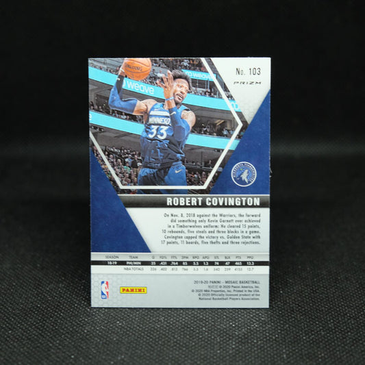 2019-20 Mosaic Robert Covington Silver Prizm