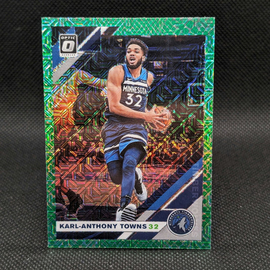 2019-20 Karl-Anthony Towns Donruss Optic Green Dragon Prizm (#1)