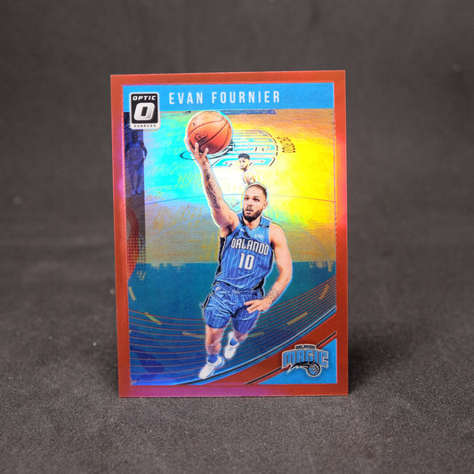 2018-19 Panini Donruss Optic Red Prizm Evan Fournier /99