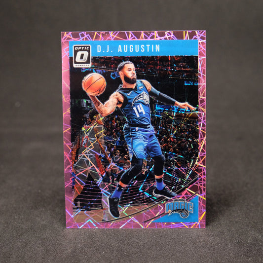 2018-19 D. J. Augustin Panini Donruss Optic Pink Velocity Prizm /79