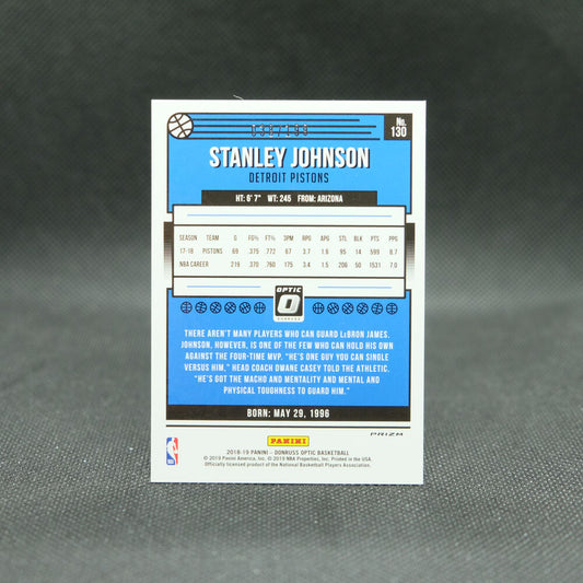 2018-19 Stanley Johnson Donruss Optic Orange /199