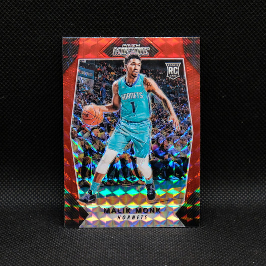 2017-18 Malik Monk Mosaic #36 Red Mosaic Rookie Card