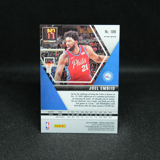 2019-20 Mosaic Pink Camo Joel Embiid