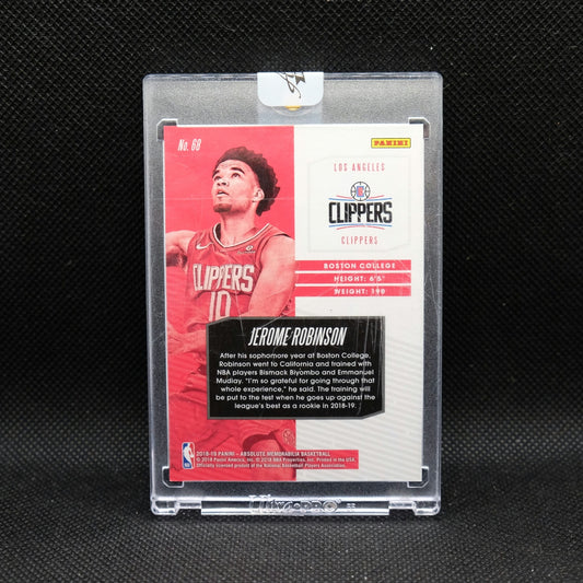 2018-19 Panini Absolute Jerome Robinson #68 Encased Rookie Card