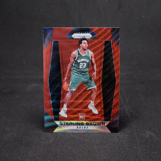 Sterling Brown 2017-18 Prizm - #188 Ruby Wave Prizm Rookie Card