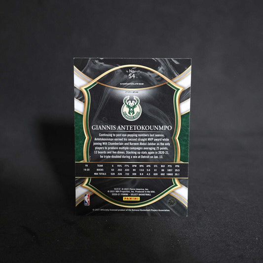 2020-21 Giannis Antetokounmpo Select - Concourse Tri Color Prizm