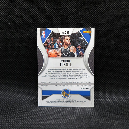 2019-20 D'Angelo Russell Prizm #204 Green Pulsar Prizm /25