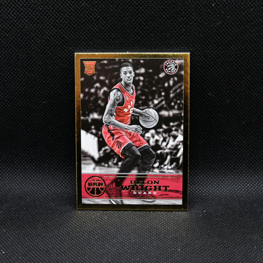2015-16 Panini Replay Delon Wright #48 Gold Rookie Card /25
