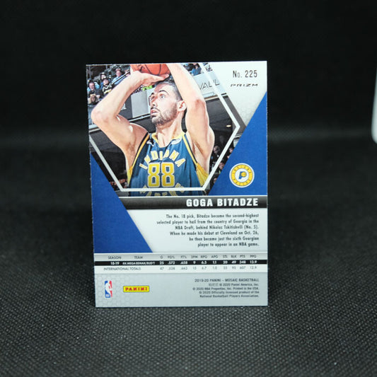 2019-20 Mosaic Pink Camo Prizm Goga Bitadze Rookie Card
