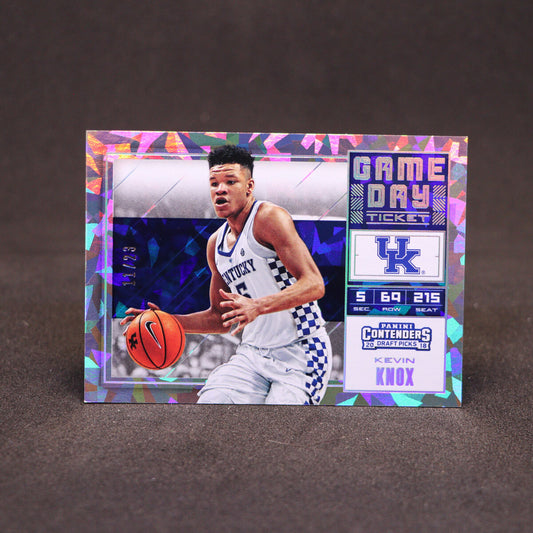 2018-19 Kevin Knox - Contenders Draft Game Day Ticket Cracked Ice Rookie /23