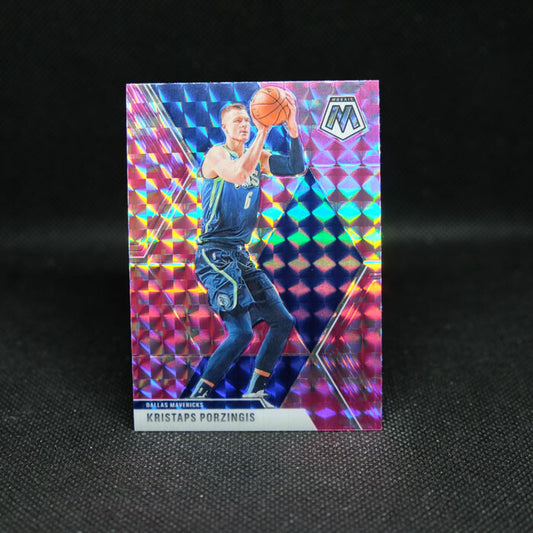 2019-20 Mosaic Pink Camo Kristaps Porzingis