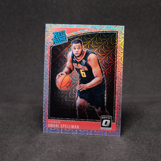 Omari Spellman 2018-19 Donruss Optic Rated Rookie Choice Prizm