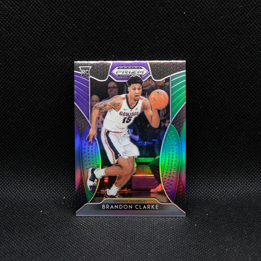 2019 Prizm Draft Brandon Clarke #20 Purple Green Prizm Rookie Card /199