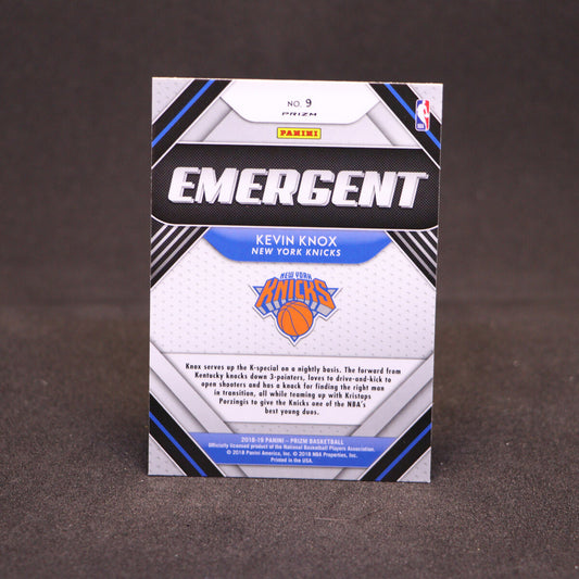 2018-19 Kevin Knox - Prizm Emergent Silver Prizm Rookie