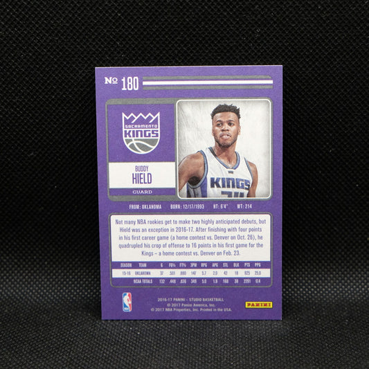 2016-17 Panini Studio Buddy Hield #180 Rookie Card