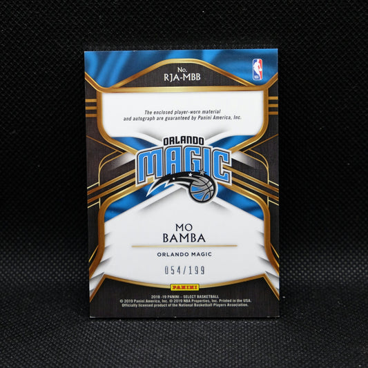 2018-19 Panini Select Mo Bamba Rookie Jersey Auto /199