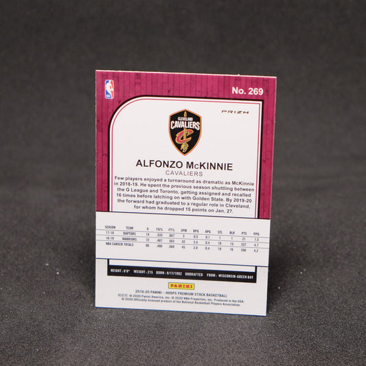 Alfonzo McKinnie 2019-20 NBA Hoops Premium Stock Laser Prizm