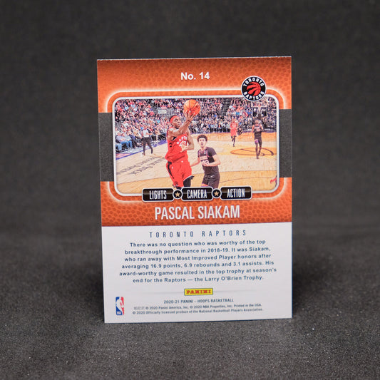 Pascal Siakam 2020-21 Hoops Lights Camera Action