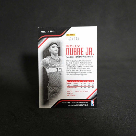 2015-16 Kelly Oubre Jr. Totally Certified #184 Rookie Card Red /149