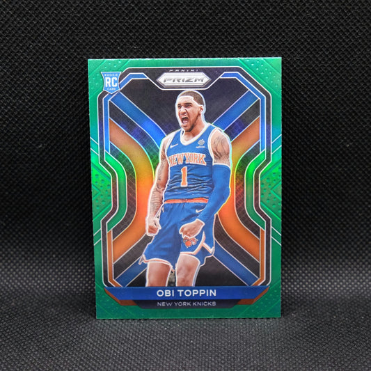 2020-21 Obi Toppin Prizm #280 Green Prizm Rookie Card