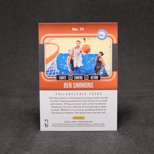 Ben Simmons 2020-21 Hoops Lights Camera Action